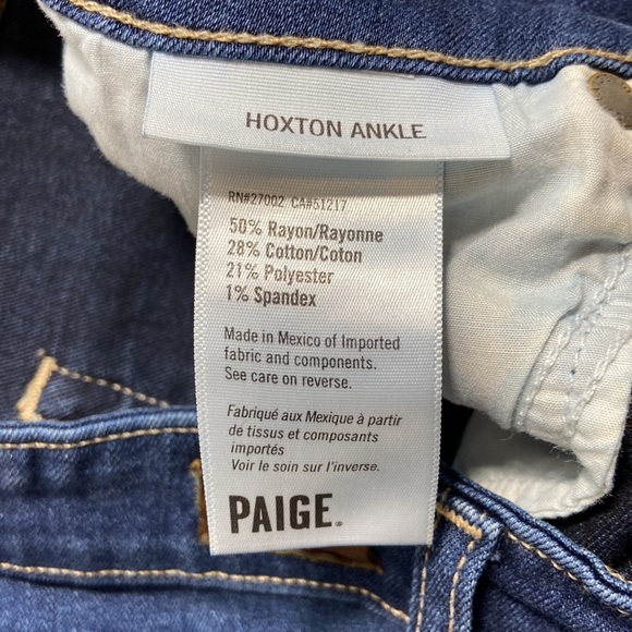 Paige Hoxton Ankle Stretch Jeans Size 28 - Picture 7 of 15